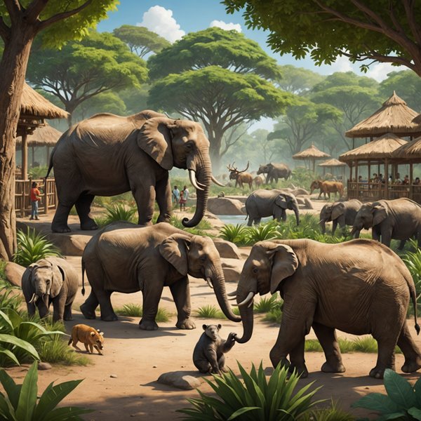Comment un jeu de gestion de zoo peut-il intégrer des éléments de conservation et de protection des espèces?